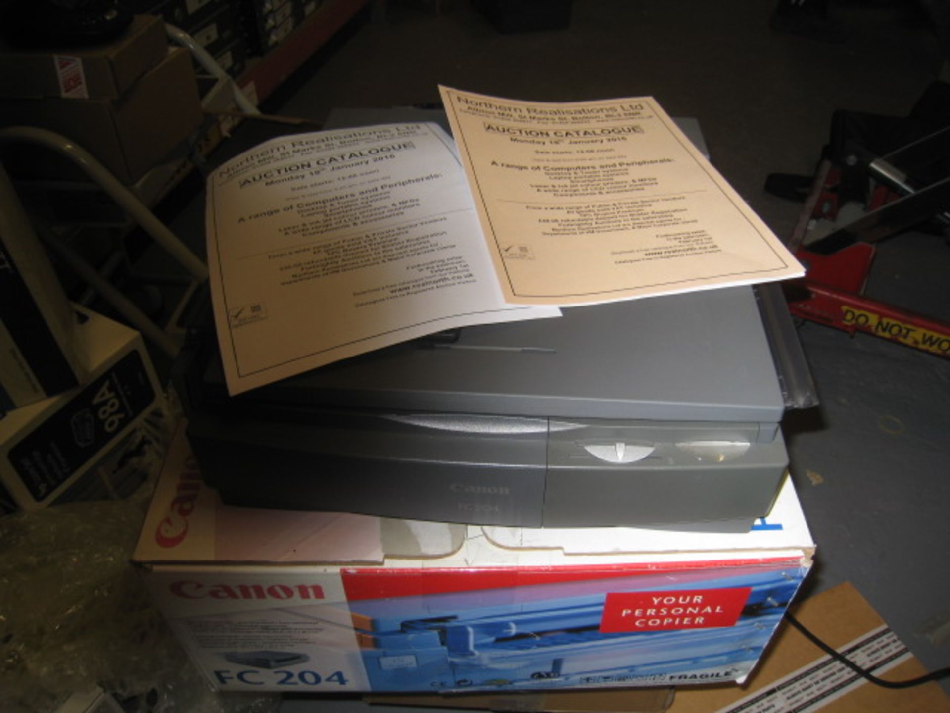 CANON FC-204 DESKTOP PHOTOCOPIER WITH TEST PRINT. BOXED - Image 2 of 2