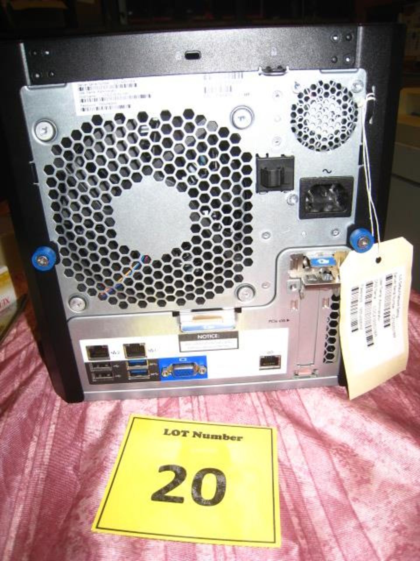 HP PROLIANT MICROSERVER GEN 8 (4 BAYS) XEON E3 122L V2 PROCESSOR @ 2.3GHZ. 8GB RAM, 3 X 1TB SATA - Image 3 of 3