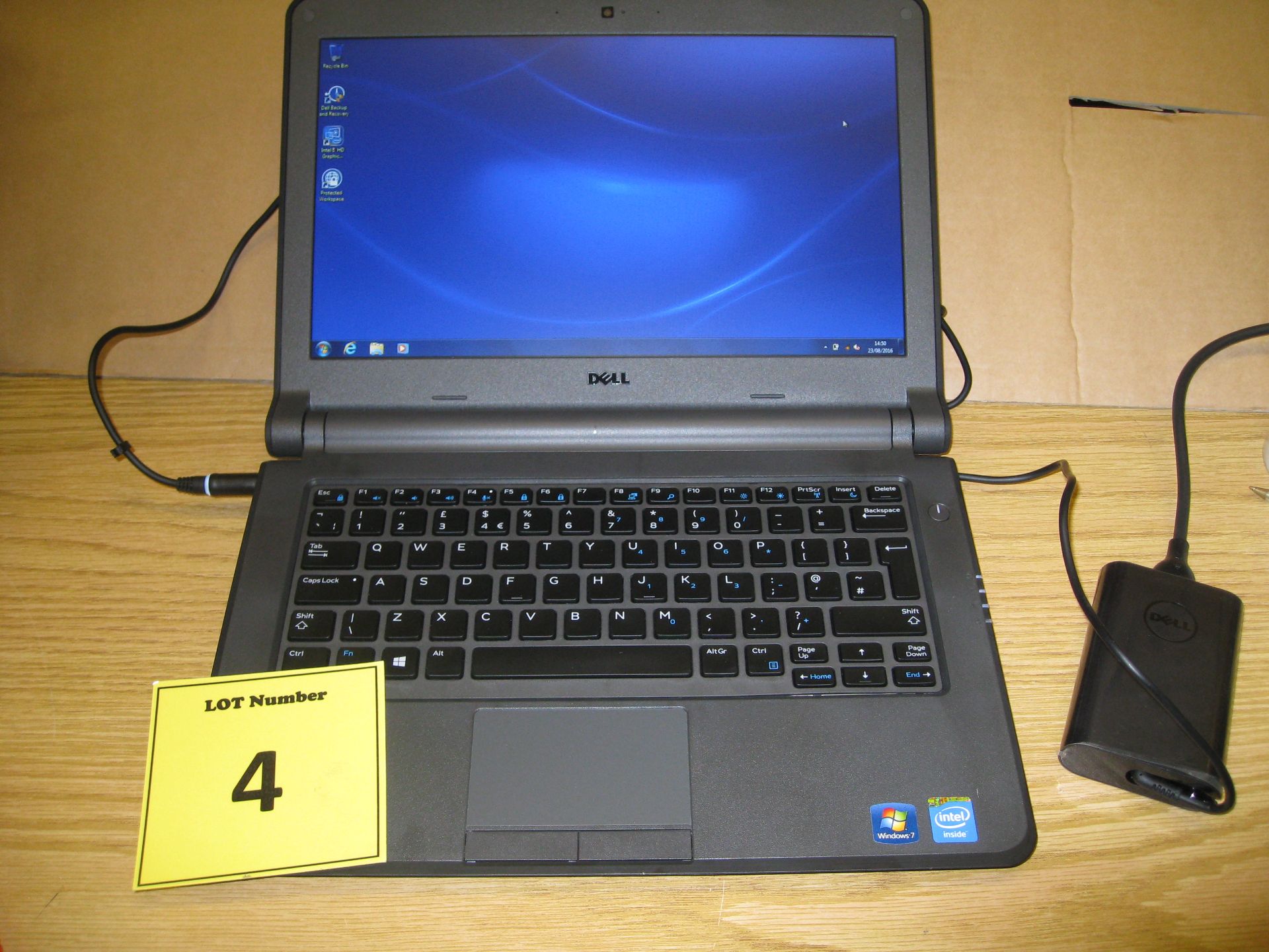 DELL LATITUDE 3340 LAPTOP. CELERON 2957U CPU @ 1.4GHZ, 4GB RAM, 500GB HDD. WITH PSU