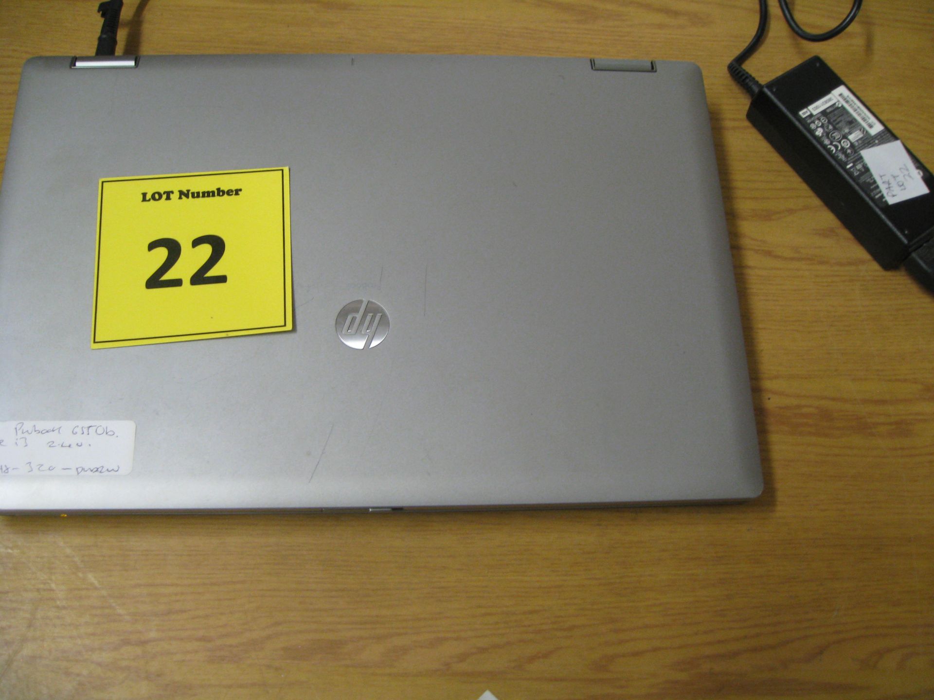 HP Probook 6550b Laptop, Core-i3 2.40Ghz, 2Gb Ram/320GB HDD, dvdrw, psu - Win 7 Pro COA - Image 3 of 3