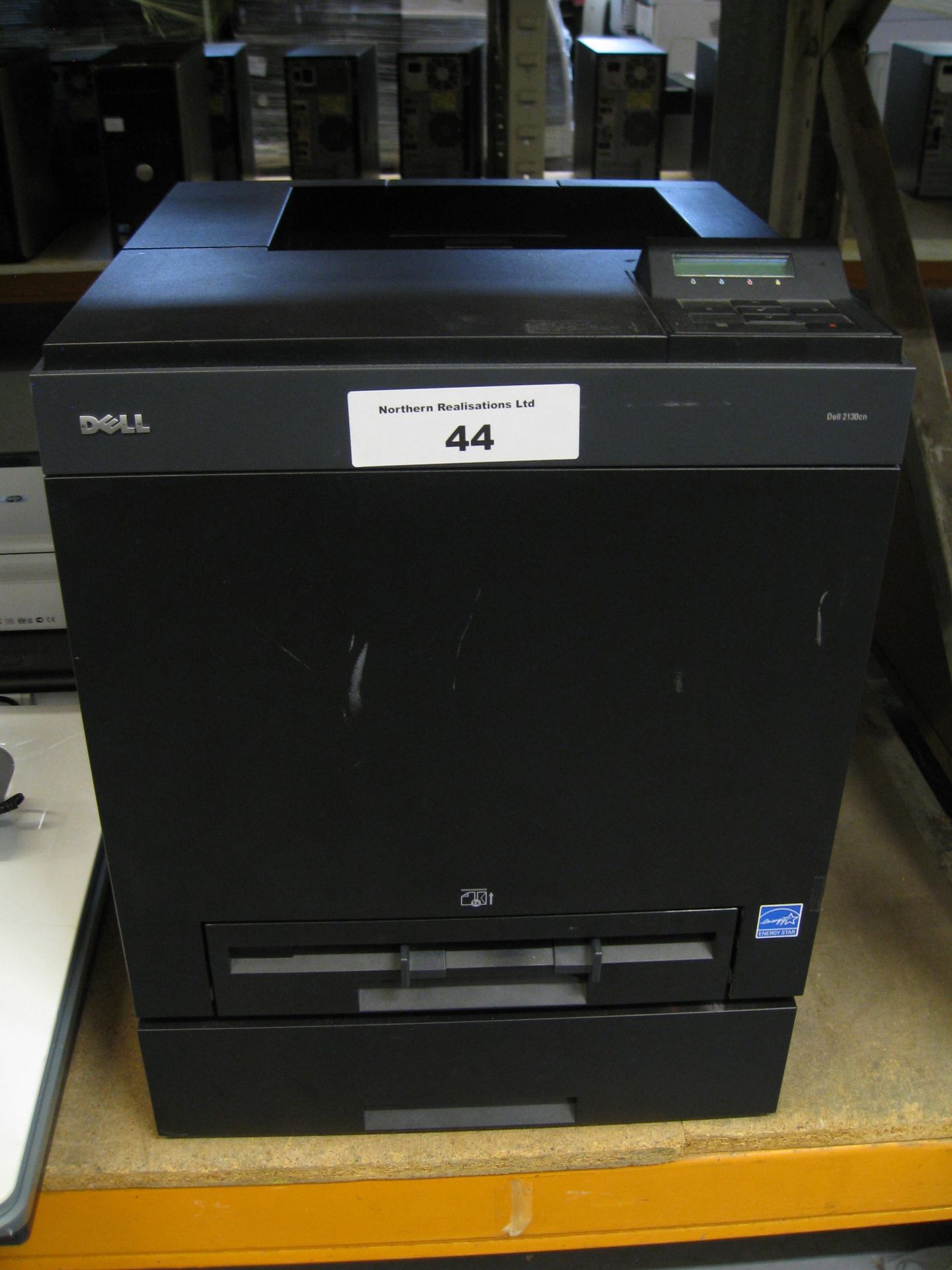 DELL COLOUR LASER PRINTER. MODEL 2130CN. WITH TEST PRINT