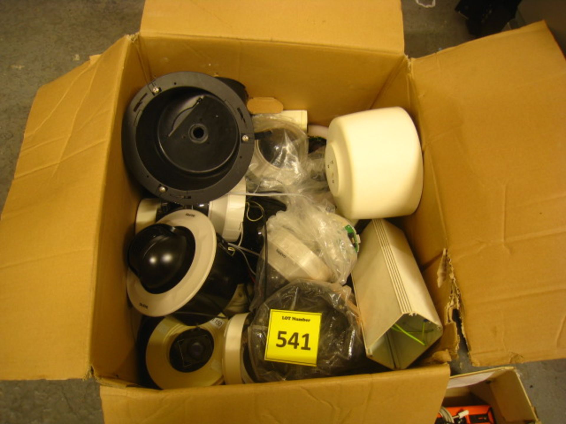 LARGE BOX OF CCTV CAMERAS