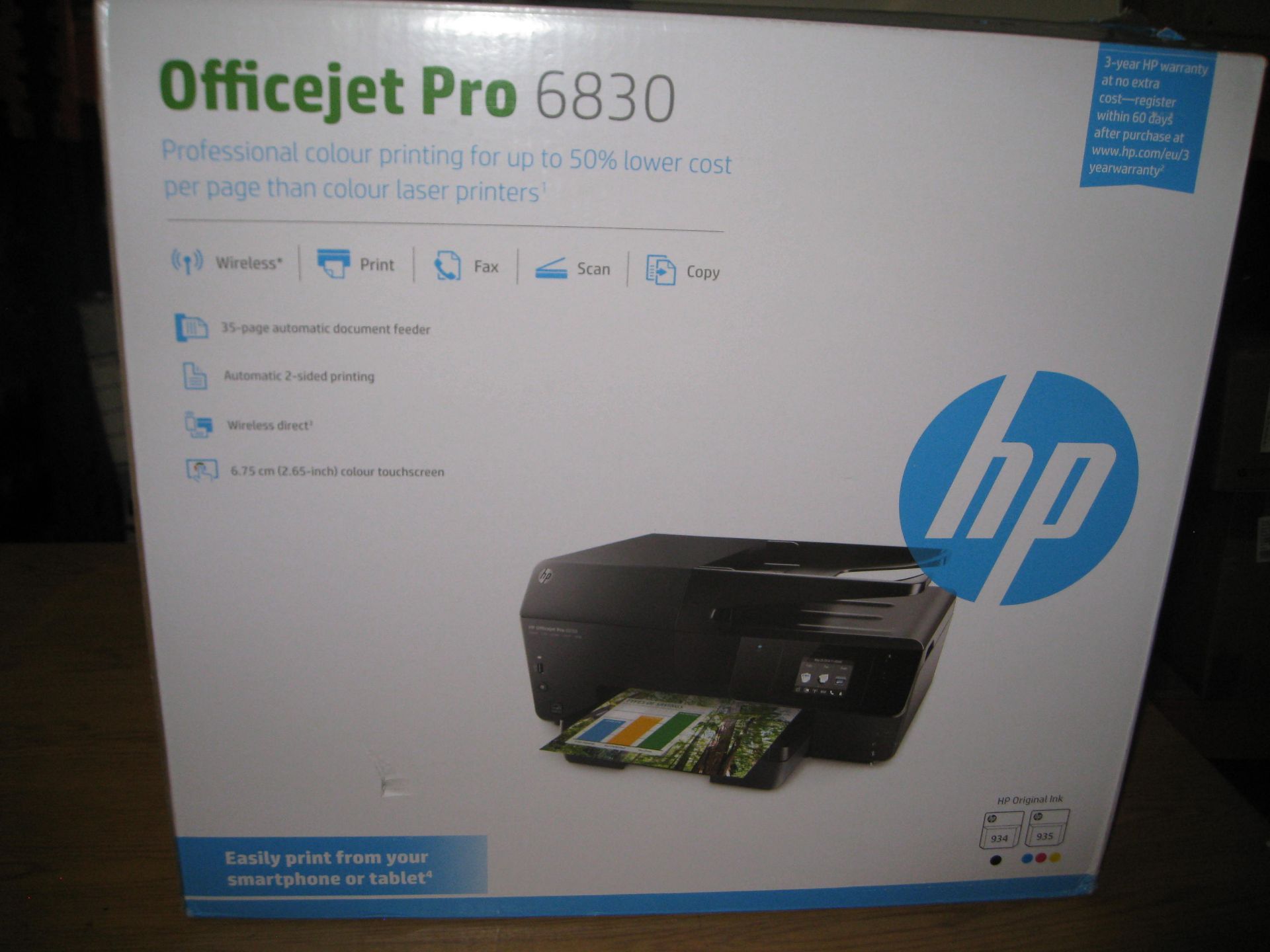 HP OFFICEJET PRO e-ALL IN ONE COLOUR PRINTER / WIRELESS / FAX / SCAN / COPY. NEW & BOXED