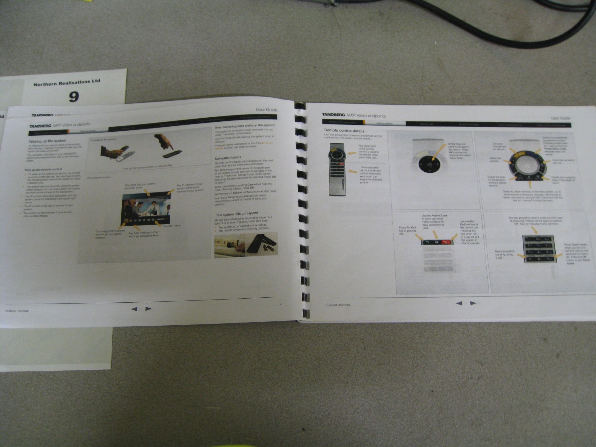 TANDBERG MXP VIDEO CONFERENCING SYSTEM TTC7-09. COMPRISING 42" FS-L4201C HD SCREEN, TTC7-09 CODEC - Image 15 of 16