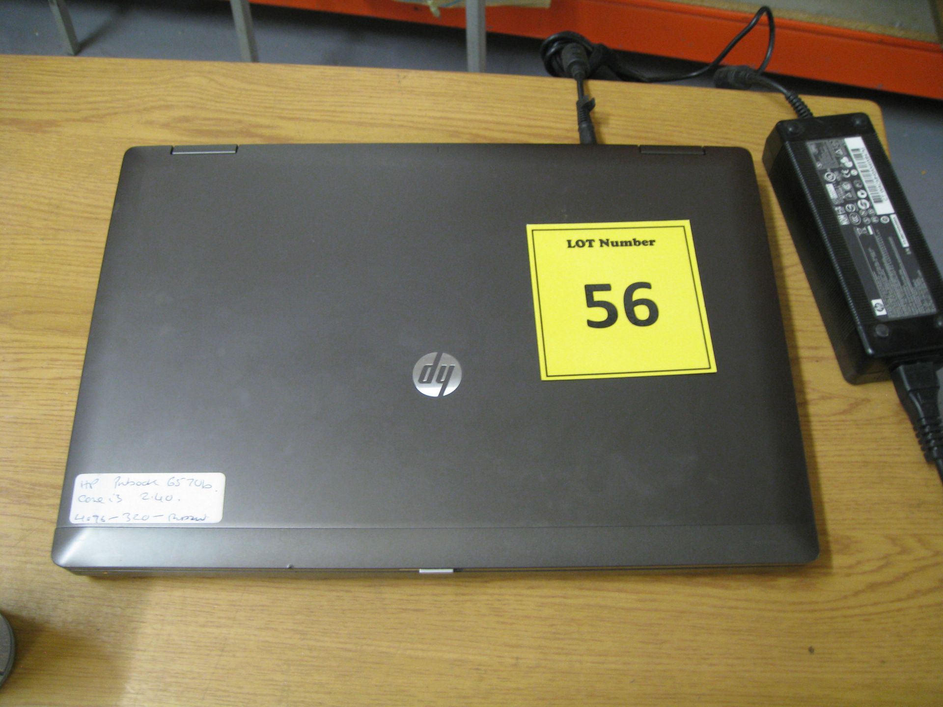 HP Probook 6570b Laptop, Core-i3/2.40GHZ, 4gb RAM/320gb HDD, dvdrw, psu - Win 8 Pro sticker - Bild 3 aus 3