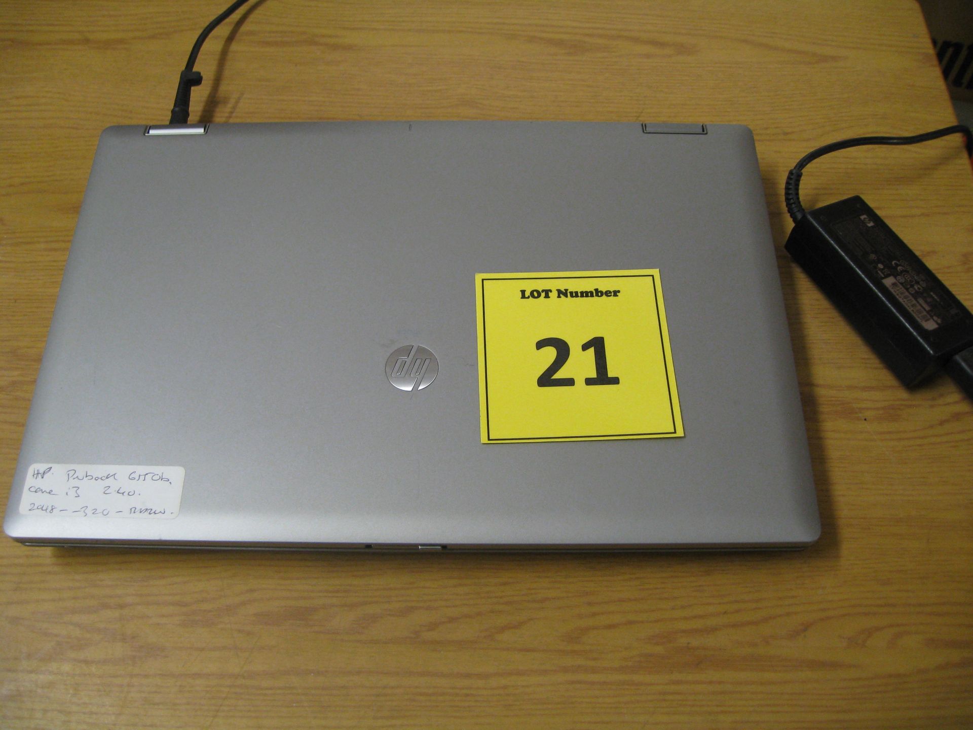 HP Probook 6550b Laptop, Core-i3 2.40Ghz, 2Gb Ram/320GB HDD, dvdrw, psu - Win 7 Pro COA - Image 3 of 3