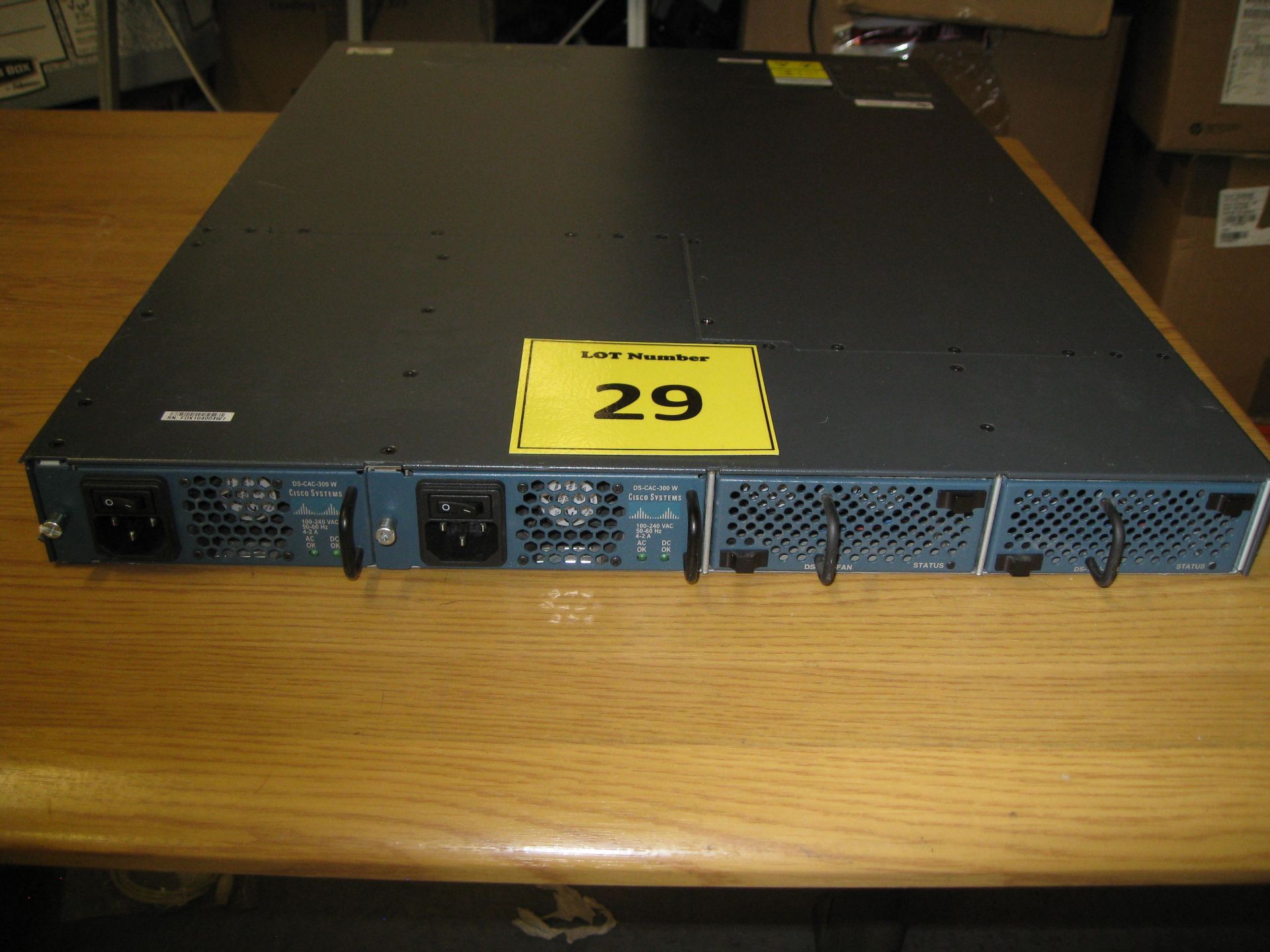 CISCO MDS 9120 MULTILAYER INTELLIGENT FIBRE CHANNEL SWITCH. MODEL DS-C9120-K9 - Image 2 of 2