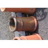 HOME/ GARDEN - A large terracotta chimney pot.