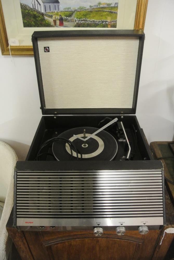 VINYL/ RECORD PLAYER - A vintage Bush SRP 52 dansette style portable record player. - Image 2 of 3