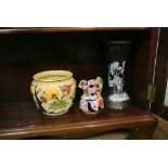 CERAMIC/ HOME - Collection of 3 ceramic pieces to include a small Ironstone China jug, a