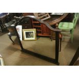 FURNITURE/ HOME - A large Mahogany Mirror.