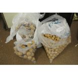 CORK - A large quantity of various sized cork balls for keyrings, floats & various other crafts.