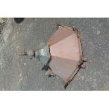 ANTIQUE/ ARCHITECTURAL - An antique copper light