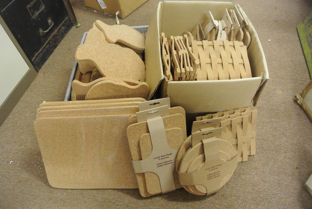 CORK - A large collection of Cork Heat Pads to inlcude shaped pads.