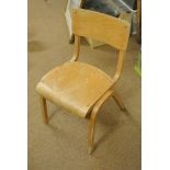 FUNRITURE/ HOME - A vintage childs school chair in need of some light restoration.