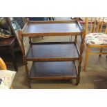 FURNITURE/ HOME - A 3 tier Oak hostess trolley.