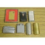 LIGHTERS - A collection of vintage lighters by various makers in untested condition.