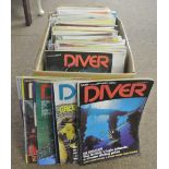 DIVING INTEREST - A large collection of Diving related magazines & publications, all dating from