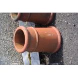 HOME/ GARDEN - A large terracotta chimney pot.