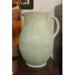 VINTAGE/ CERAMIC - A beautiful vintage blue glaze ceramic jug, marked 'Made in Stone - England' to