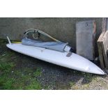 SPORT - A large Tiki Windsurfing board, complete with sail & rails. Measuring