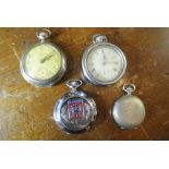 POCKET WATCH - Collection of 4 vintage pocket watches to include a Russian Krasnikof piece, a