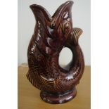 CERAMICS - A Devon Dartmouth Pottery brown glazed