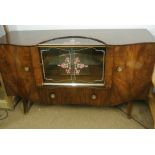 FURNITURE/ HOME - A stunning 1950's walnut veneere