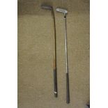 COLLECTABLES - A collection of 2 vintage golf club