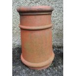 HOME/ GARDEN - A large terracotta chimney pot. Mea