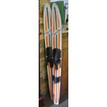 COLLECTABLES/ SPORT - A pair of vintage water skis