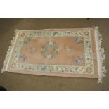 FURNITURE/ HOME - A large rectangular rug with flo