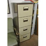 FURNITURE/ OFFICE - A 4 drawer filing cabinet.