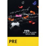 Ensemble de 3 accréditations «Presse» pour les Galas FIFA Ballon d’or 2005, 2006 et 2007.