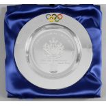Plateau commémoratif du Comité Olympique de Saint Marin pour les XVème Jeux Méditerranéens organisés