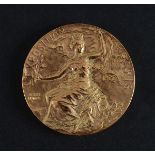1900. Paris. Médaille commémorative de l’exposition Universelle. Par G. Lemaire. En bronze. (