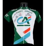 Jérôme Neuville. Maillot de l’équipe Crédit Agricole pour la 2ème moitié de la saison 1998 (à partir