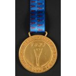 1997. Bari. Médaille d’or de vainqueur des épreuves de gymnastique lors des XIIIème Jeux