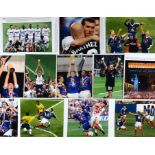Lot de 27 photos de presse de l’équipe de France à la Coupe du Monde 1998 avec la victoire