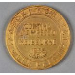 1956. Cortina d’Ampezzo-Melbourne. Médaille commémorative du Comité Olympique Polonais des VIIème