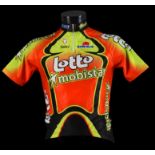 Andreï Tchmil. Maillot de la formation Lotto-Mobistar pour la saison 1998. Spécialiste des