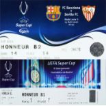 Billet de la Super Coupe de l’UEFA opposant le FC Séville, vainqueur de la Coupe d’Europe, et le