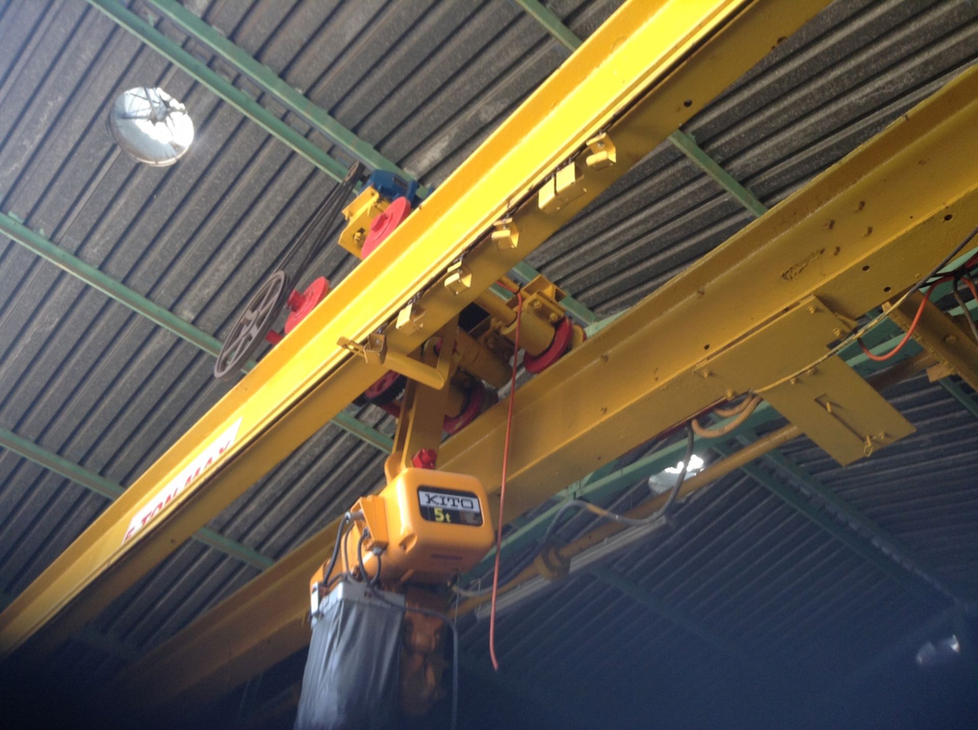 Kito 5 Ton overhead crane - Image 4 of 16