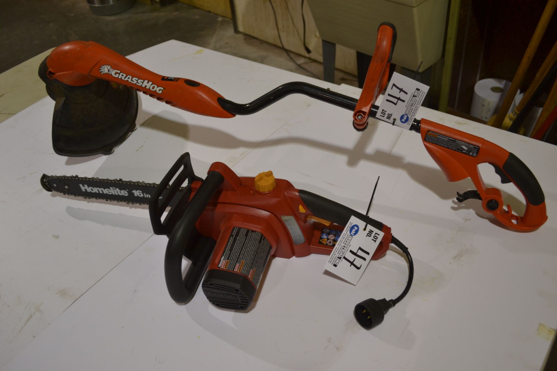 Electric Chain Saw & Weed Eater