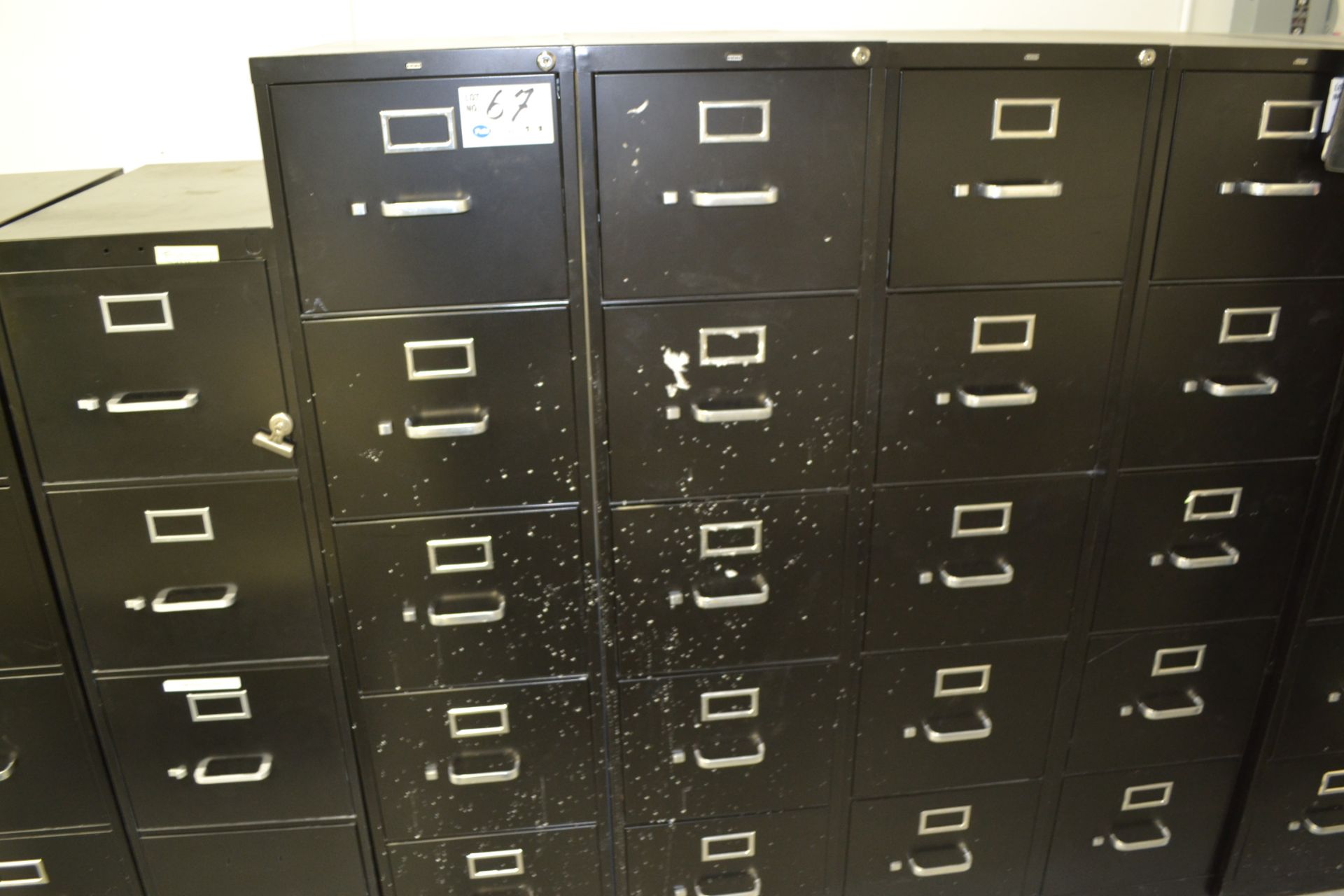 3 five drawers file cabinet