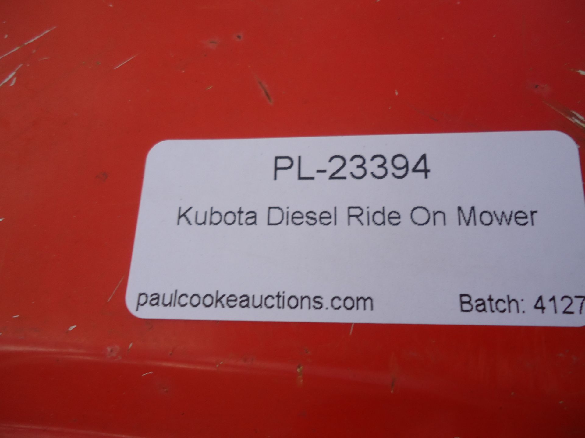 Kubota Diesel Ride On Mower - Image 11 of 11