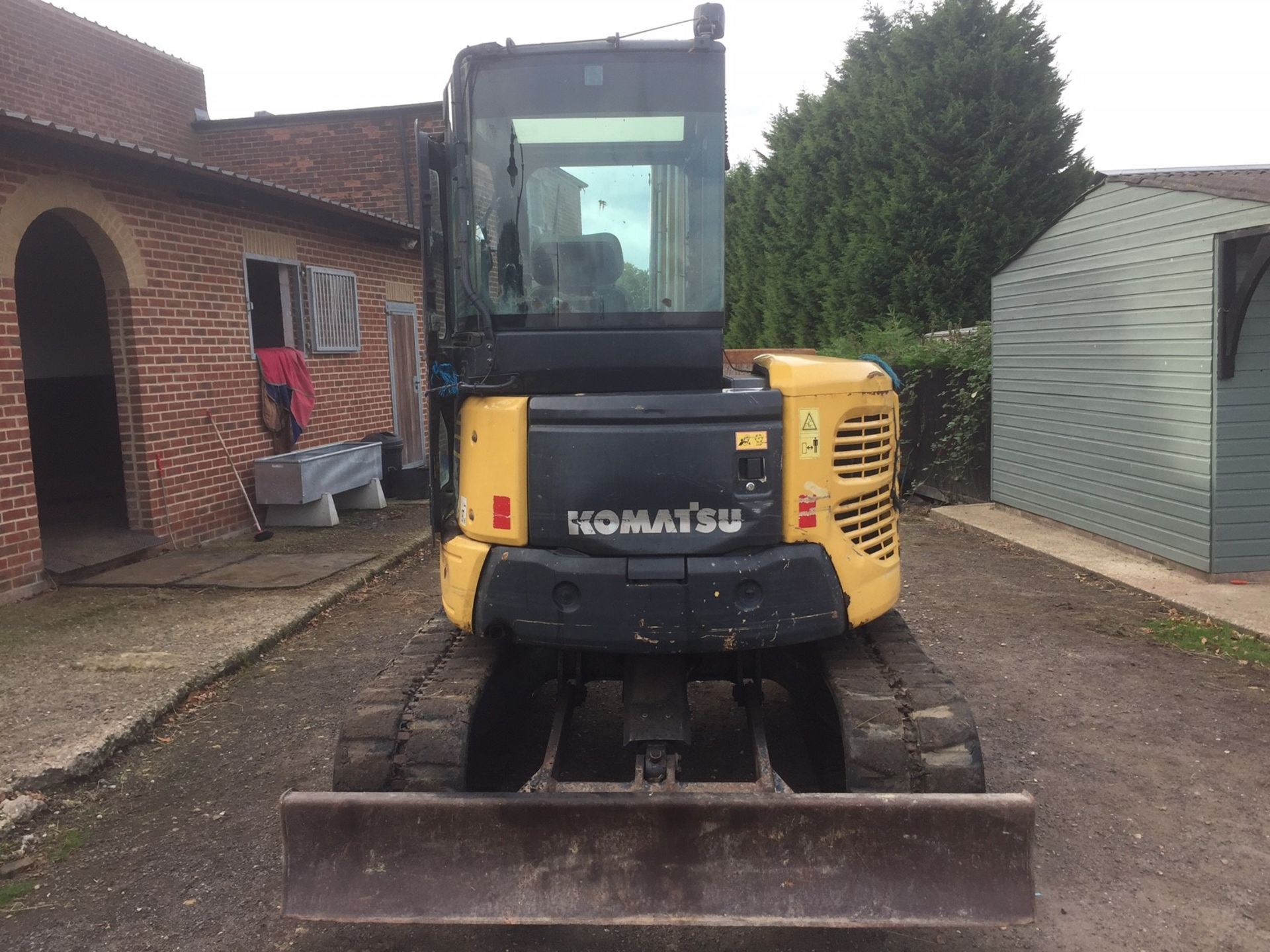 2005 Komatsu PC50MR-2 Midi Excavator, Blade, Rubber Tracks, Offset S/N: KMPTC094A77F00373, Hours: - Image 3 of 14