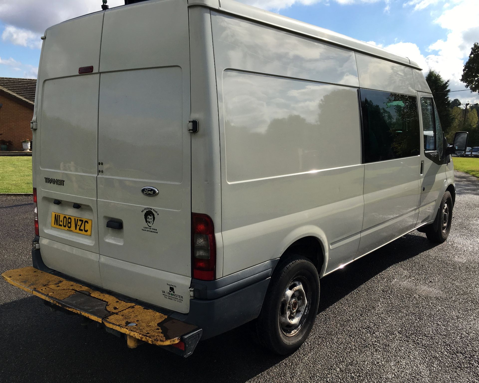 Ford Transit 115 T350L D/C RWD Crew Cab Van, Registration NL08 VZC, First Registered 1st March 2008, - Image 4 of 13