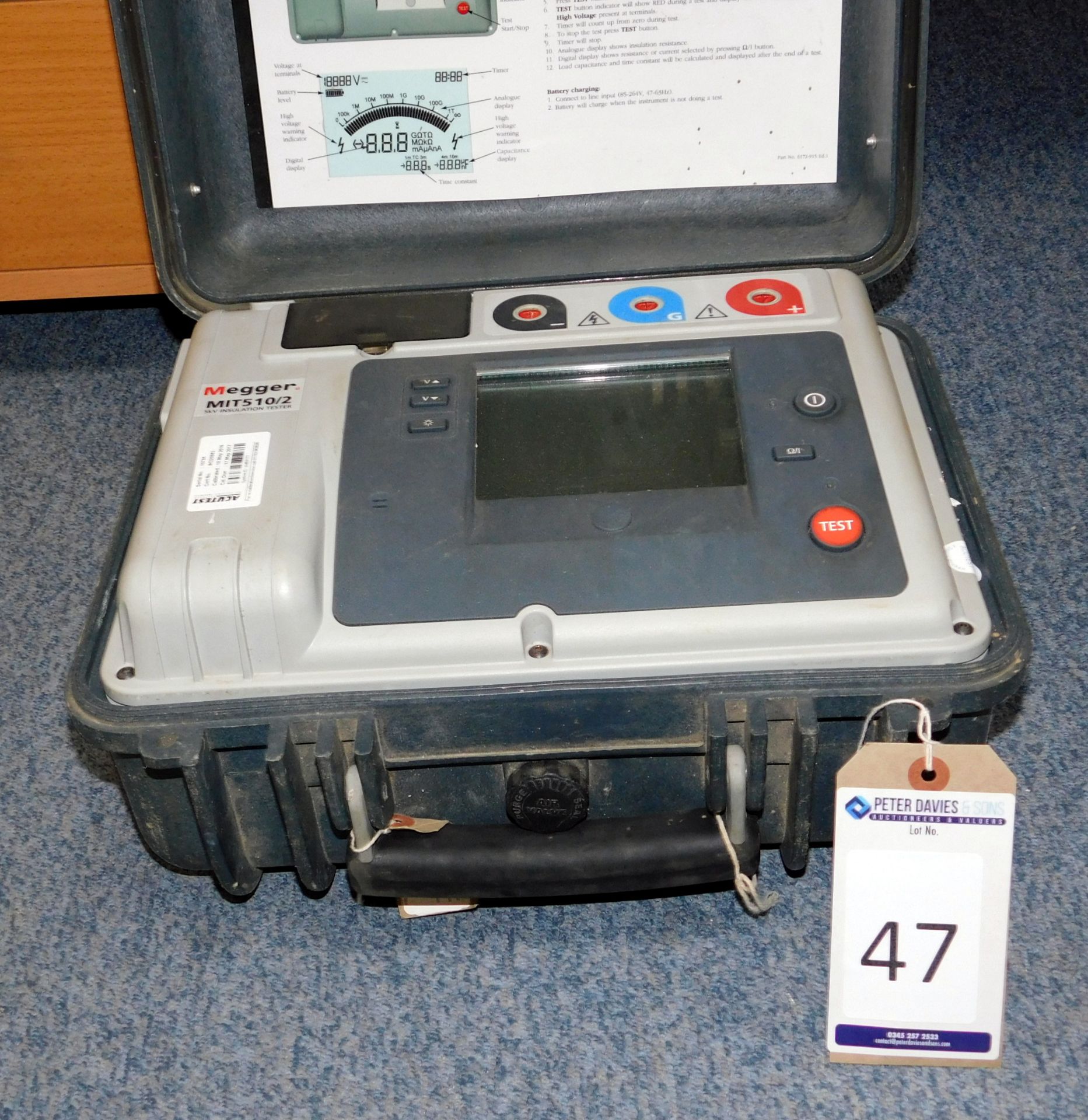 Megger MIT510/2 5kV Insulation Tester