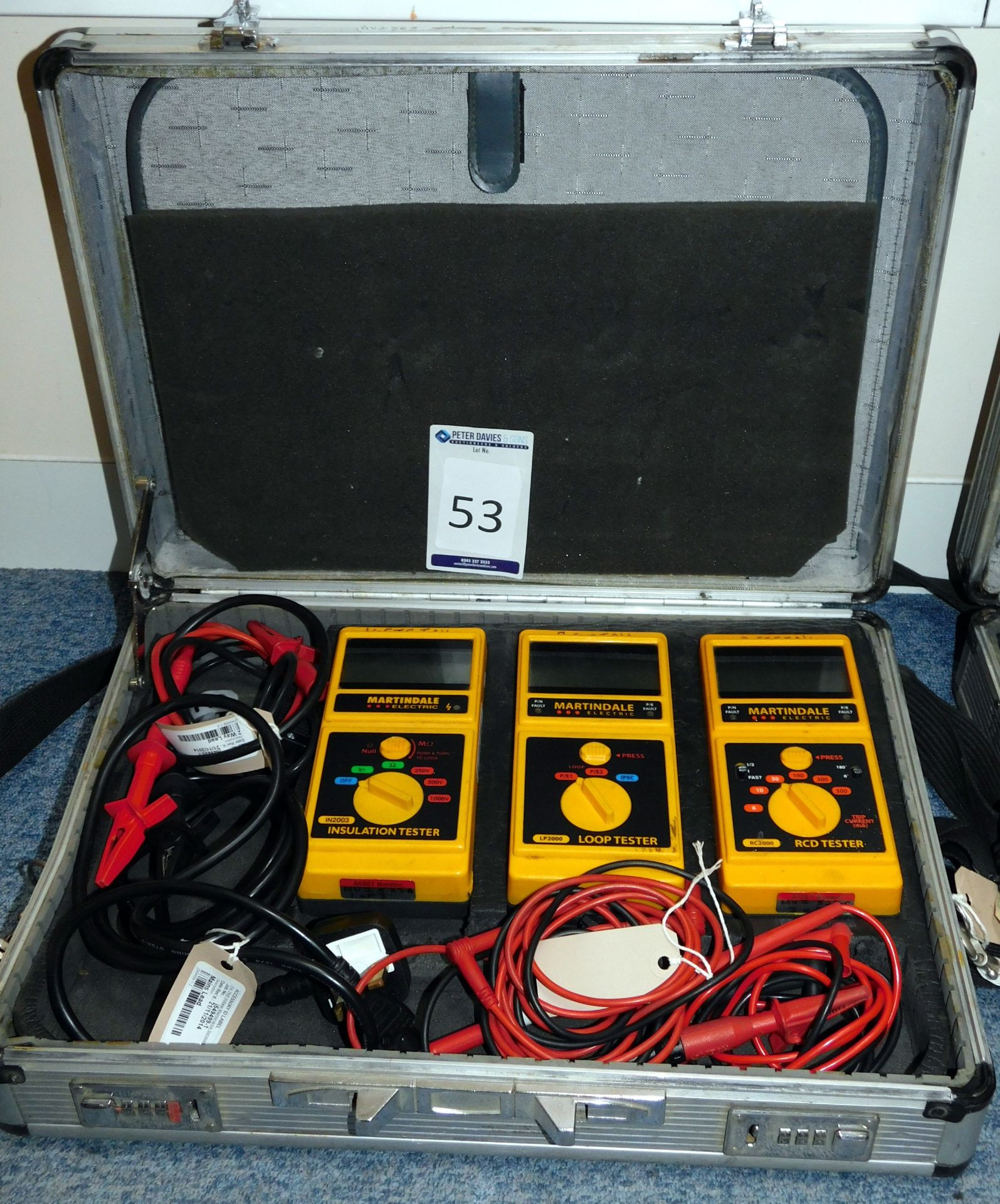 Martindale Test Set to include IN2003 Insulation Tester, LP2000 Loop Tester & RC2000 RCD Tester